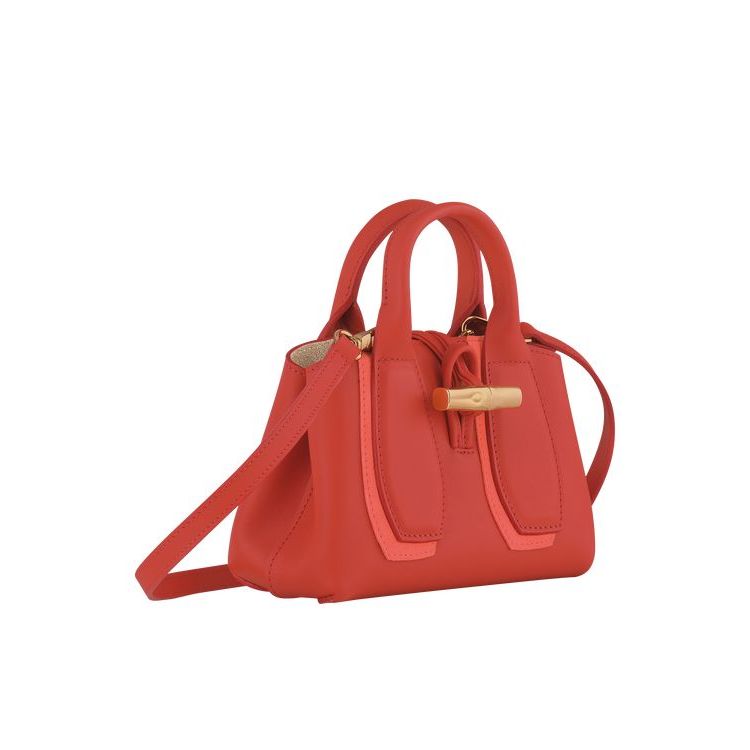 Longchamp Xs Bőr Kézitáska Rózsaszín | 264839OUJ