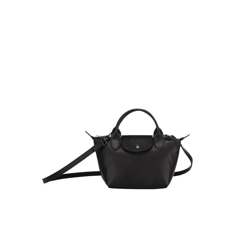 Longchamp Xs Bőr Mini Táska Fekete | 287605WMF