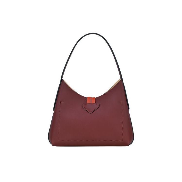 Longchamp Xs Bőr Válltáskák Bordó Narancssárga | 452601YWM