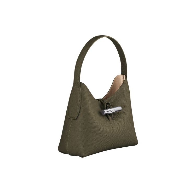 Longchamp Xs Bőr Válltáskák Khaki | 783629VGS