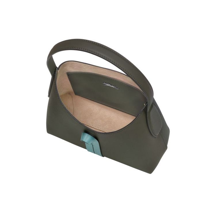 Longchamp Xs Bőr Válltáskák Khaki Szürke Zöld | 352460YBF