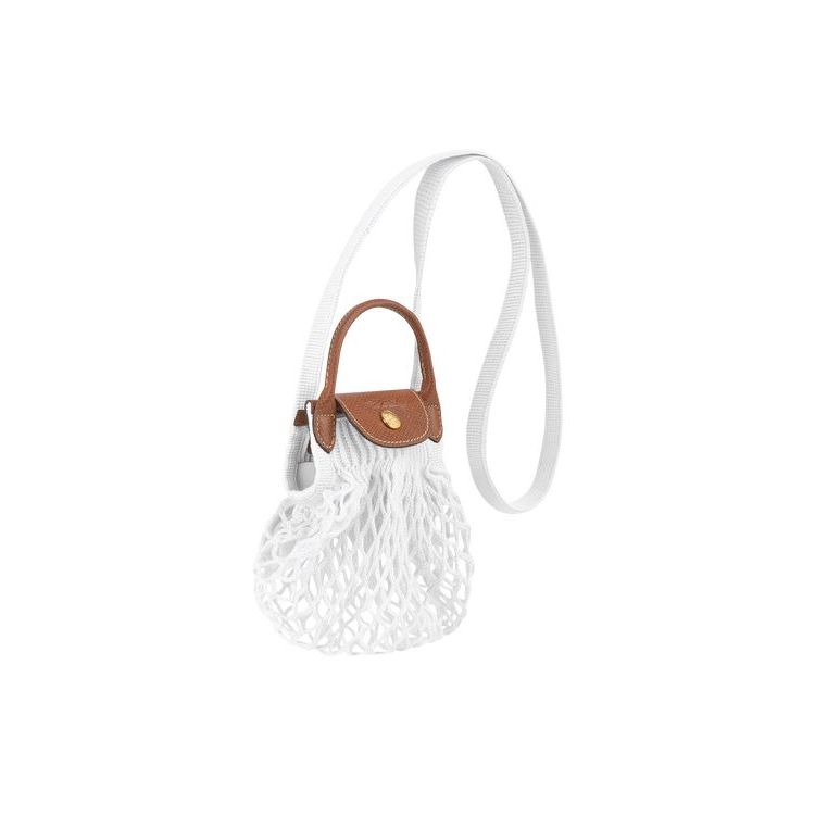 Longchamp Xs Ecru Vászon Crossbody Táska Bézs | 469531EXK