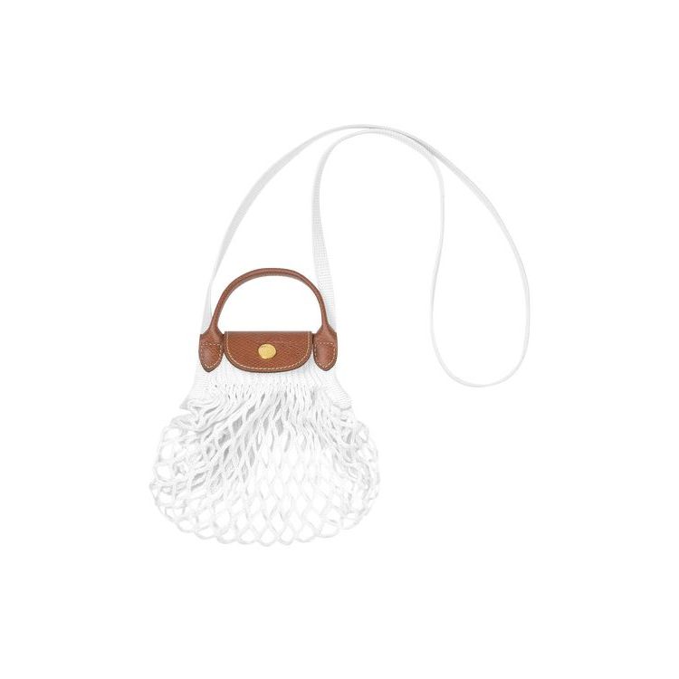 Longchamp Xs Ecru Vászon Crossbody Táska Bézs | 469531EXK