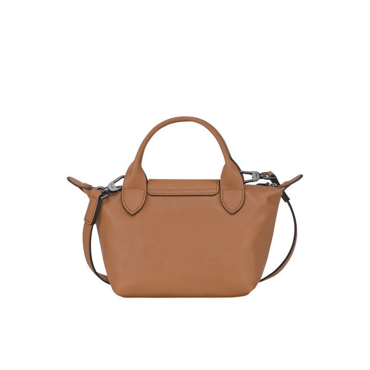 Longchamp Xs Hazelnut Bőr Kézitáska Bézs | 142309XZE