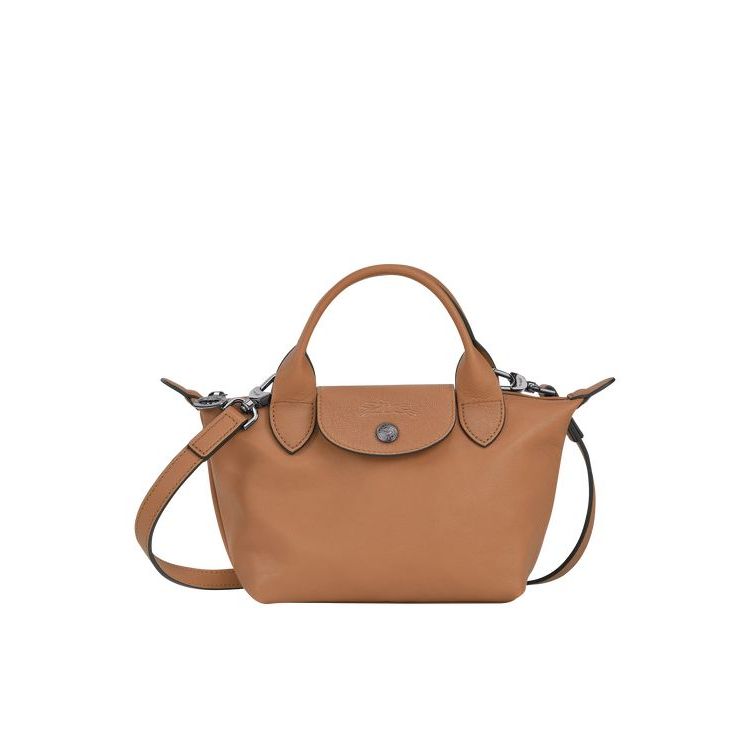 Longchamp Xs Hazelnut Bőr Kézitáska Bézs | 142309XZE