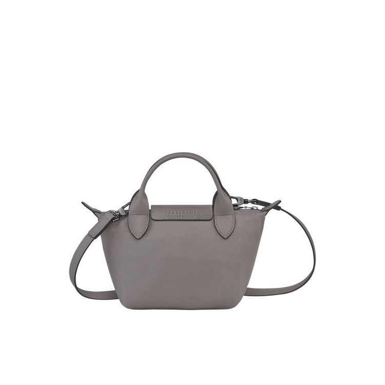 Longchamp Xs Turtledove Bőr Kézitáska Szürke | 873296YHN