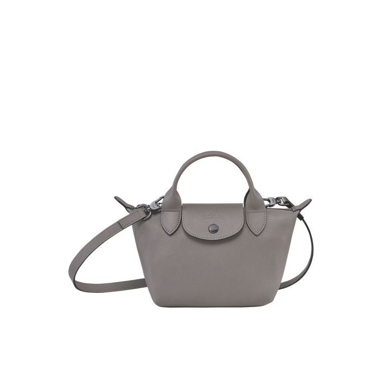 Longchamp Xs Turtledove Bőr Kézitáska Szürke | 873296YHN