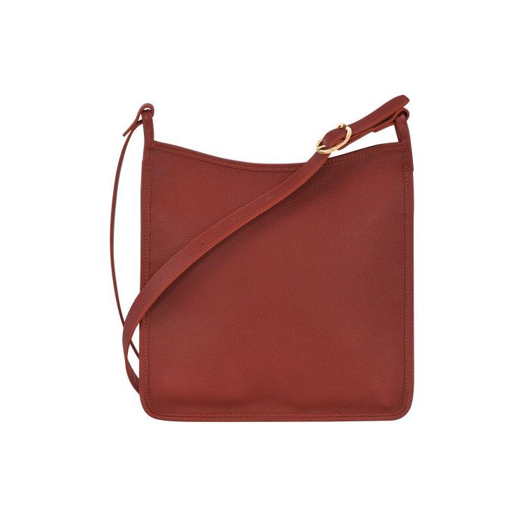 Longchamp Zipped L Saffron Bőr Crossbody Táska Narancssárga | 856721WAN