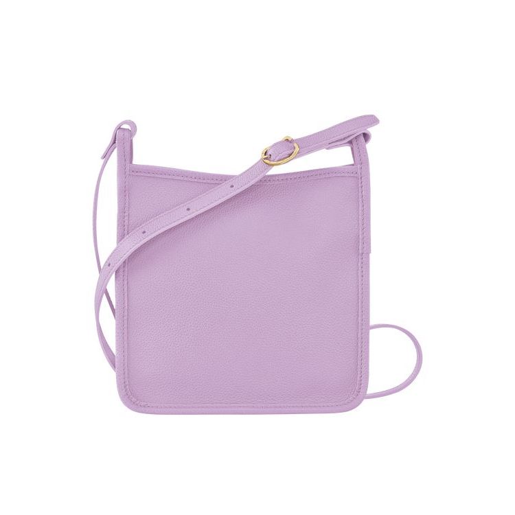 Longchamp Zipped S Bőr Crossbody Táska Lila | 786542DTU