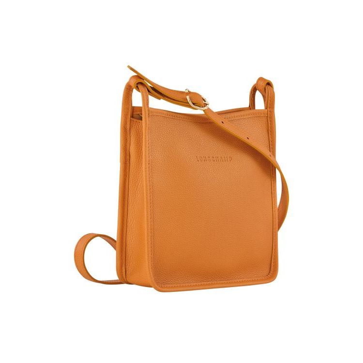 Longchamp Zipped S Saffron Bőr Crossbody Táska Narancssárga | 038147GWH