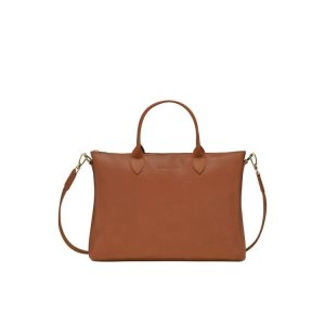 Longchamp Briefcase S Caramel Bőr Aktatáska Barna | 317469LON