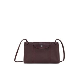 Longchamp Bőr Crossbody Táska Bordó | 043817DFW