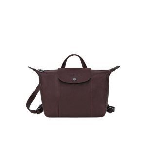 Longchamp Bőr Hátizsák Bordó | 508724TXJ