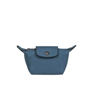 Longchamp Bőr Kártyatartó Kék | 268345ZCK