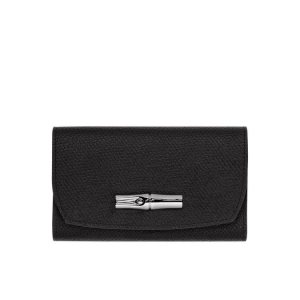 Longchamp Bőr Pénztárca Fekete | 346150DKH