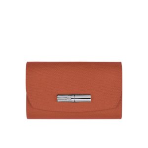 Longchamp Bőr Pénztárca Sötétpiros | 415076HLT