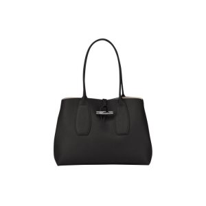 Longchamp Bőr Válltáskák Fekete | 467235FPD