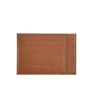 Longchamp Card Caramel Bőr Kártyatartó Barna | 732598BMR