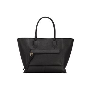 Longchamp L Bőr Kézitáska Fekete | 587692XMR