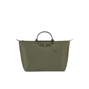 Longchamp L Forest Recycled canvas Utazótáskák Zöld | 685093DVC