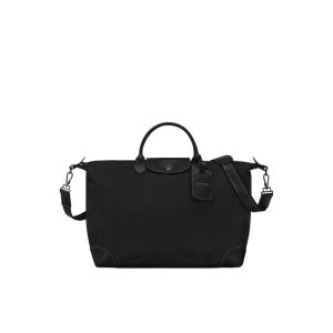 Longchamp L Vászon Utazótáskák Fekete | 219640DWZ