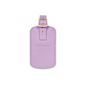 Longchamp Luggage Tag Bőr Travel Accessories Lila | 594368OLW