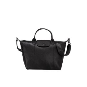 Longchamp M Bőr Kézitáska Fekete | 159728LRY