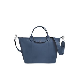 Longchamp M Bőr Kézitáska Kék | 065927WOR