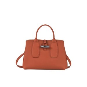 Longchamp M Bőr Kézitáska Sötétpiros | 354091LRV