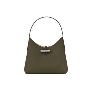 Longchamp M Bőr Válltáskák Khaki | 374860EFY