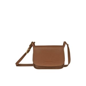 Longchamp M Caramel Bőr Crossbody Táska Barna | 641972WHI