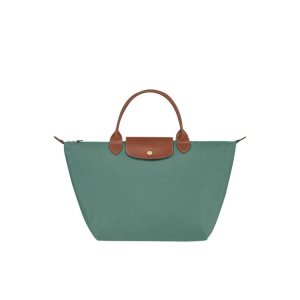 Longchamp M Recycled canvas Kézitáska Szürke Zöld | 583602DQM