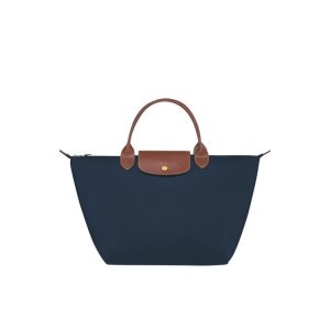 Longchamp M Recycled canvas Kézitáska Sötétkék | 520379WCY