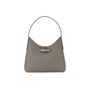 Longchamp M Turtledove Bőr Válltáskák Szürke | 957860RHQ