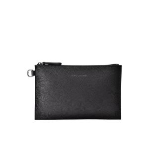 Longchamp Pouch Bőr Pouches Fekete | 640172CLZ