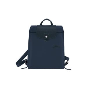 Longchamp Recycled canvas Hátizsák Sötétkék | 256749HSD