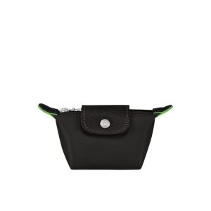 Longchamp Recycled canvas Kártyatartó Fekete | 451623WMD