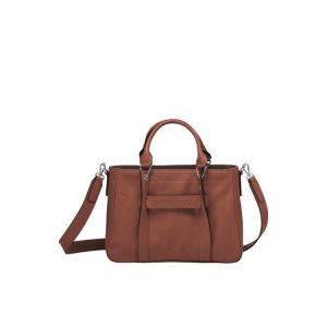 Longchamp S Bőr Kézitáska Barna | 402389FIG