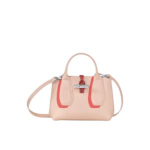 Longchamp S Powder Bőr Kézitáska Rózsaszín | 638519KSV