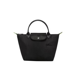 Longchamp S Recycled canvas Kézitáska Fekete | 690187APT