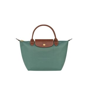 Longchamp S Recycled canvas Kézitáska Szürke Zöld | 203951QLM