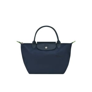 Longchamp S Recycled canvas Kézitáska Sötétkék | 378462LEF