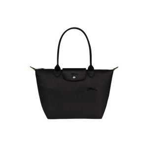 Longchamp S Recycled canvas Válltáskák Fekete | 378926KDS