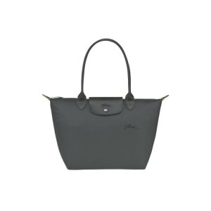 Longchamp S Recycled canvas Válltáskák Mélyszürke | 168079QHR