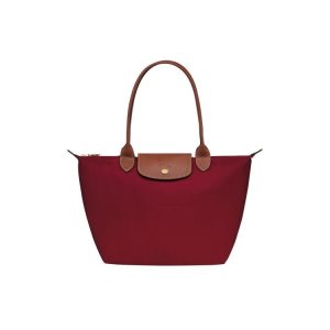 Longchamp S Recycled canvas Válltáskák Piros | 346128UZK