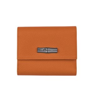 Longchamp Saffron Bőr Pénztárca Narancssárga | 093841KNH