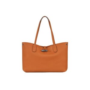 Longchamp Saffron Bőr Válltáskák Narancssárga | 078512LFS