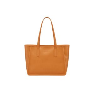 Longchamp Saffron Bőr Válltáskák Narancssárga | 715463WAR