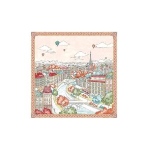 Longchamp Scarf 90 Silk Sál Narancssárga | 481052QWE