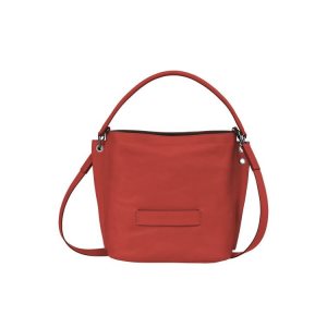 Longchamp Terracotta Bőr Crossbody Táska Narancssárga | 183576NLW